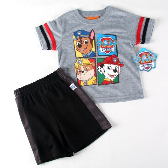 Nick Jr Other - PAW PATROL Grey Short Set Boys size 12 mo NEW